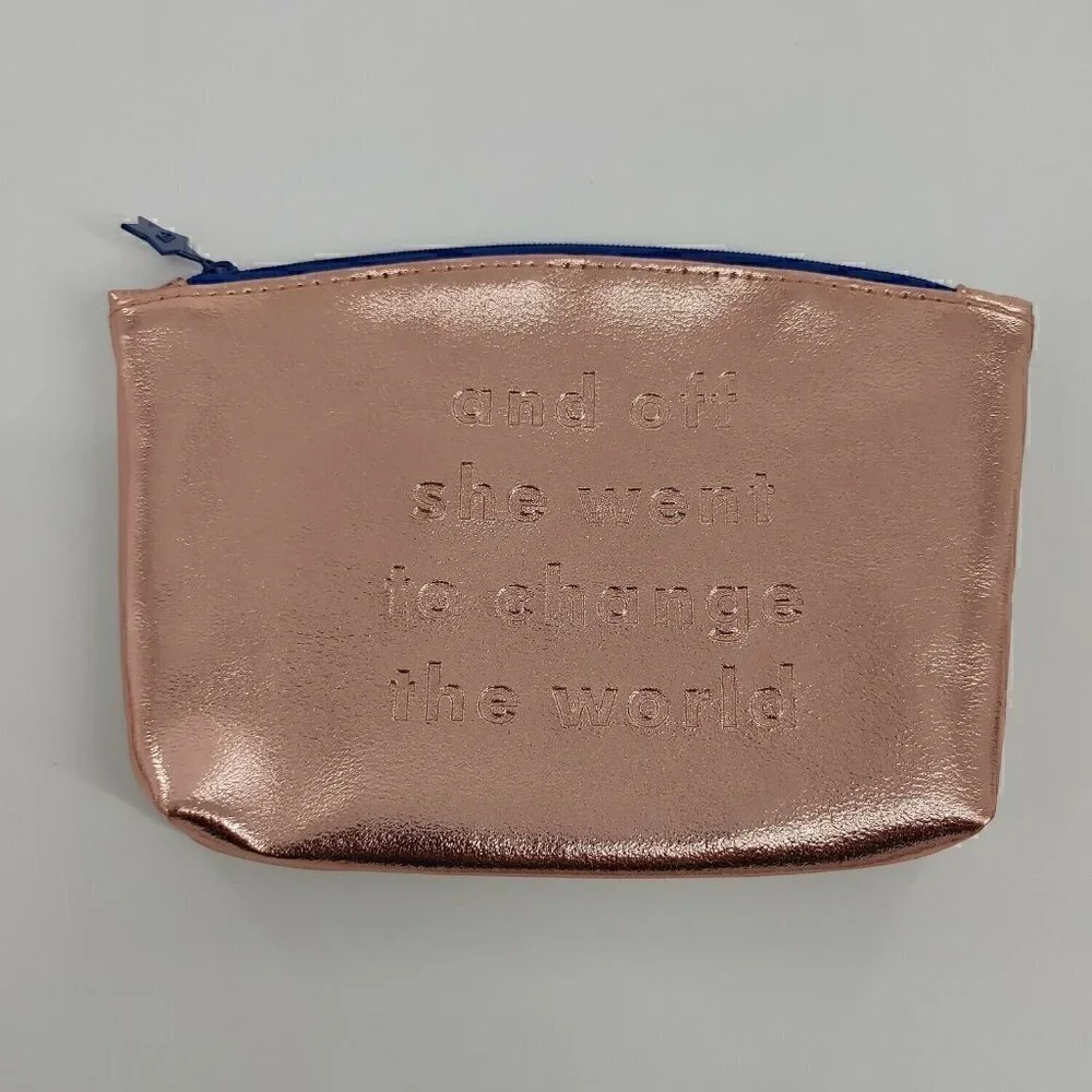 IPSY BAG Rose Gold Metallic Bag